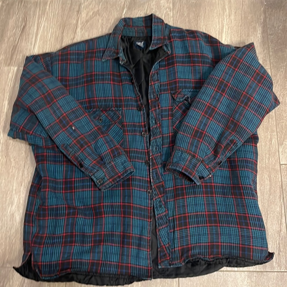 Thrifted Plaid Jacket